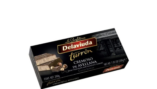 Turrón Cremoso De Avellanas Delaviuda 200 grs