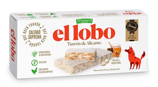 Turrón de Alicante El Lobo 250g