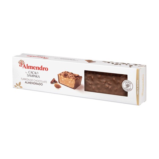 Turrón De Chocolate Almendrado 210 grs El Almendro