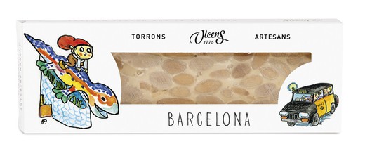 Vicens Barcelona Dragon Taxi Hard Nougat 80g