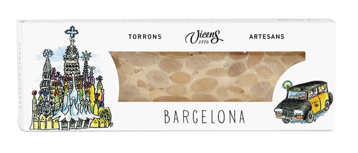 Turrón Duro Vicens Barcelona Sagrada Familia Taxi 80g