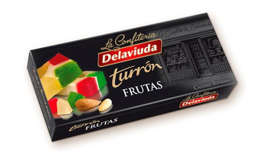 Turron Frutas Delaviuda 250 grs