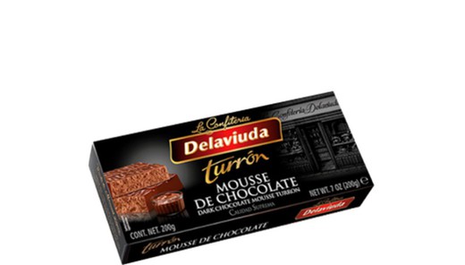 Turrón Mousse De Chocolate Delaviuda 200 grs