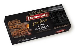 Turrón Ron Con Pasas Delaviuda 200 grs