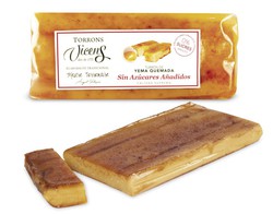 Turrón Sin Azúcar Vicens Yema con edulcorantes 250g