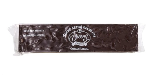 Nougat Vicens Chokolade bitter mandel Special 300g