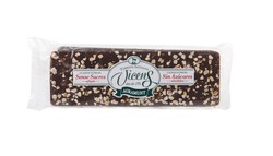 Turrón vicens chocolate bitter avellana con edulcorantes 80g