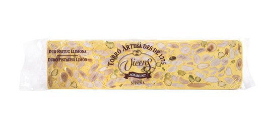 Nougat vicens hard almond pistachio lemon special 300g