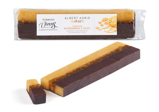 Turrón Vicens Mandarina y Yuzu Especial 300 grs