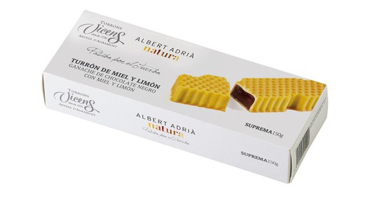 Vicens Honey and lemon nougat Adrià Natura 140g Artisan