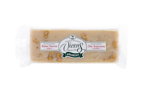 Nougat vicens cream walnuts with sweeteners 80g