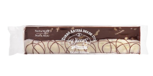Nougat Vicens Cream hvid choco valnød Special 300g