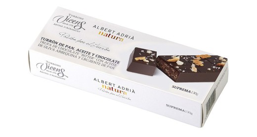 Vicens Nougat Bread oil and chocolate Adrià Natura130g Artisan