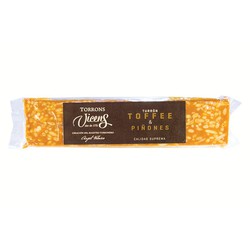 Nougat vicens toffee pinhões especiais 300g