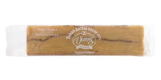 Nougat vicens yolk with cinnamon special 300g