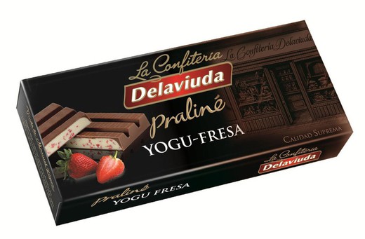 Turrón Yogurt con Fresa Delaviuda 200 grs