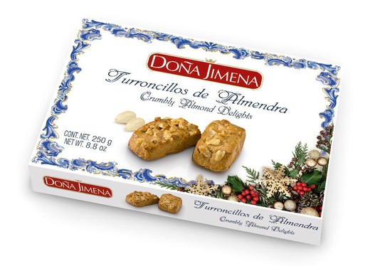 Χριστουγεννιάτικο σπέσιαλ αμύγδαλο Turroncillos 250 gr Doña Jimena