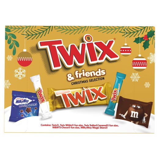 Twix & Friends Chocolate Regalo Navidad Caja 140g