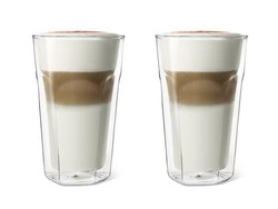 Leopold dubbelwandig latte macchiato glas, 2 stuks