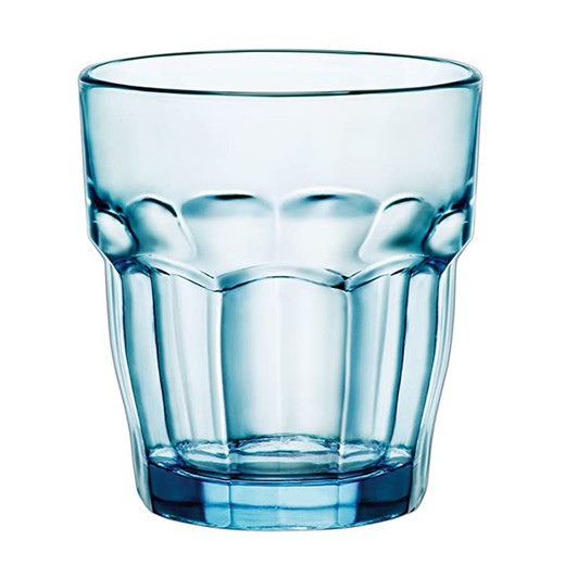 Blue Water Rock Glass (uppsättning av 6) Bormioli