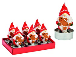 Vela Navidad Gnomo Gingerbread Set 6 G Wurm