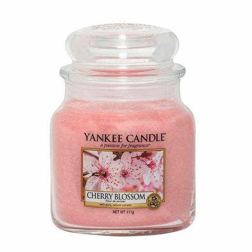 Vela yankee candle mediana cherry blossom 90 horas