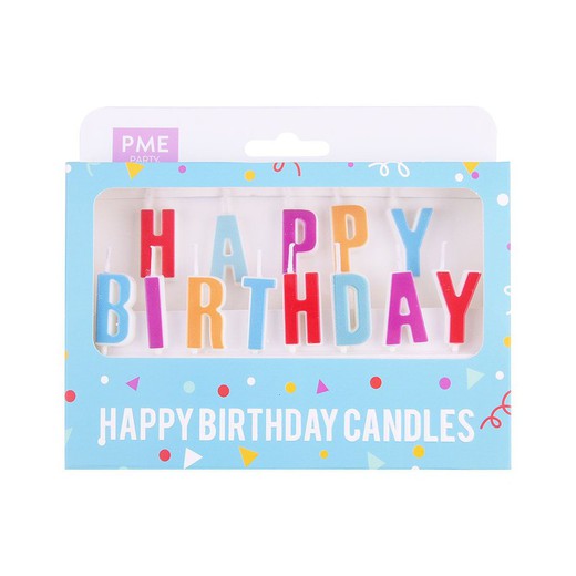 candele di compleanno individuali