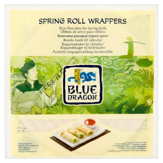 Viet Spring Roll Wrappers/22 Cm 134G Blue Dragon