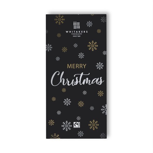 Whitakers Chocolates Merry Navidad Chocolate con Leche Bar 90g