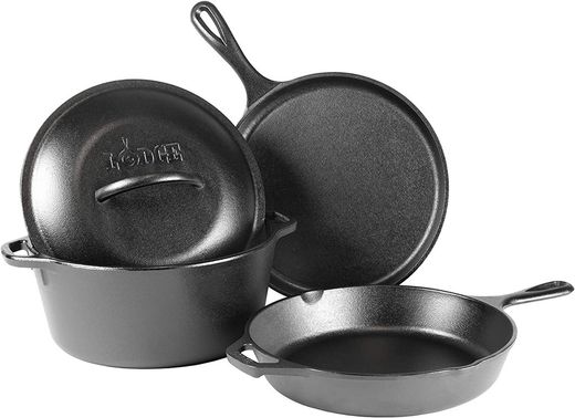 Cast Iron Pans and Casseroles
