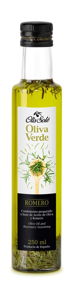 Aceite de Oliva Arbequina Romero 250 ml AOVE Oliva Verde Olis Solé