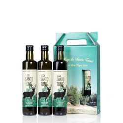 Aceite de Oliva Virgen Extra Santo Tomé Estuche Cartón 3 Botellas 500 ml Sierra de Cazorla Jaén