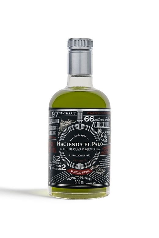 Aceite Oliva Virgen Extra Picual Sin Filtrar 500Ml (Alba) Hacienda El Palo Premium