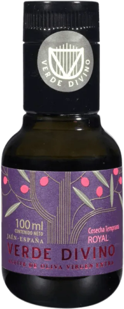 Aceite Oliva Virgen Royal 100 ml Verde Divino AOVE Gourmet Jaén