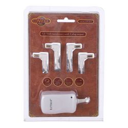 Adaptador de Corriente 4,5 V con 4 Salidas para Luces Decorativas Edelmann