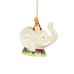 Adorno de Navidad Elefante Gris 7 x 4 x 7 cm Edelmann