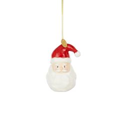 Adorno Papá Noel Blanco 6,5 x 5 x 9 cm Edelmann