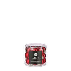 Adornos de Navidad Rojo 14 Piezas 6,5 x 9 cm Edelmann