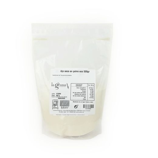 Aglio essiccato biologico in polvere 500G Erbe e spezie