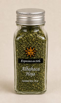 Albahaca Hoja Especias del Sol 30 grs