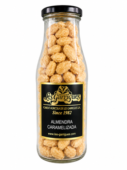 Almendra Caramelizada Botella Cristal 275 grs Les Garrigues