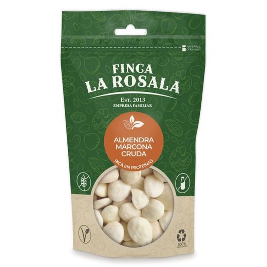 Saco de Amêndoas Marcona Cruas Descascadas 150 gramas La Rosala Frutos Secos