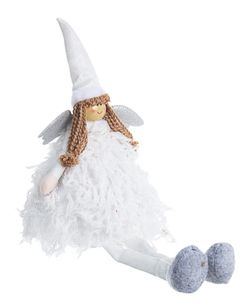 Angel sentado blanco