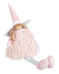 Anjo sentado rosa