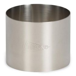Anillo aro emplatar inox h. 5,5 cm. 5 cm redondo patisse