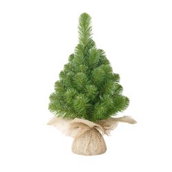 Árbol de Navidad con Yute Verde 45 x 20 cm Edelmann