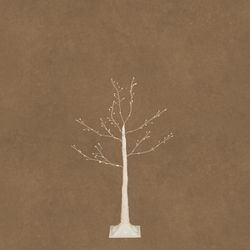 Árbol de Navidad LED Blanco Frío 100 LED con Adaptador 90 x 30 cm Edelmann