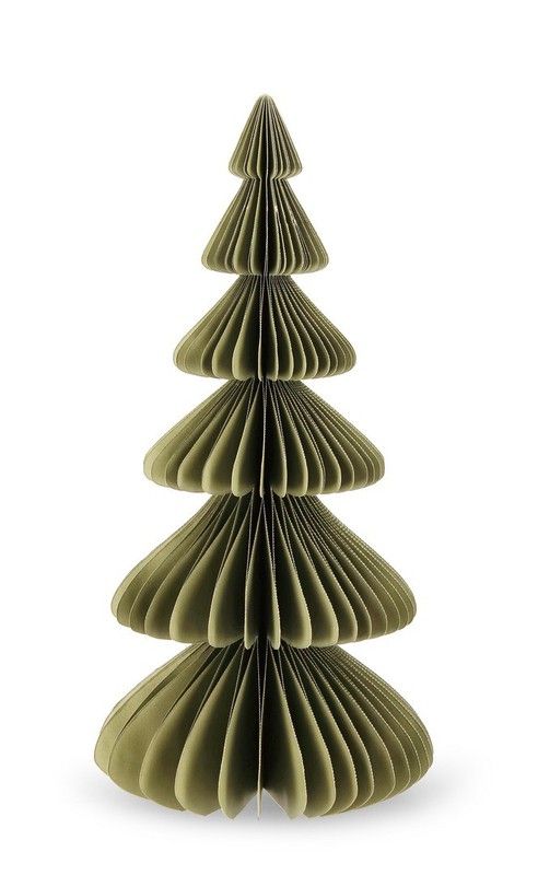 Kerstboom Papier Groen 42 cm Opvouwbaar Bizzotto