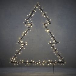 Christmas Tree Decoration Lights 115 LED 100 Cms High 8 Functions Edelmann