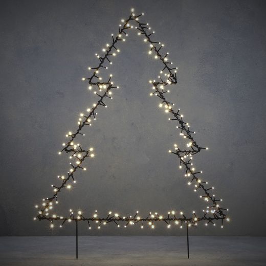 Decoração de árvore Luzes de Natal 115 Led 100 Cms de altura 8 funções Edelmann